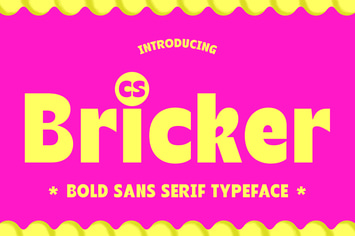 Bricker – Bold Font