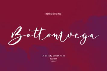 Bottomvega Beauty Script Font