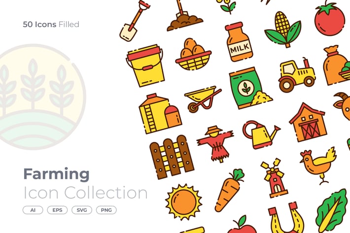 Farming Filled Icon