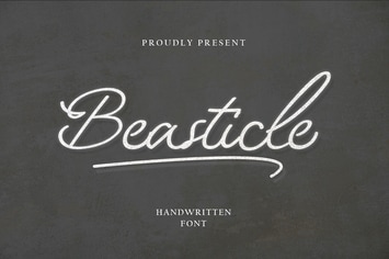 Beasticle Handwritten Style