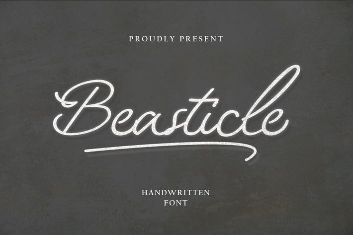 Beasticle Handwritten Style