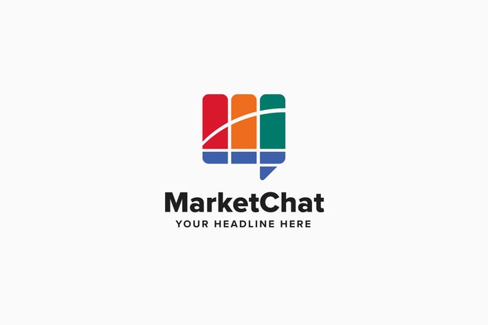Market Chat Logo Template