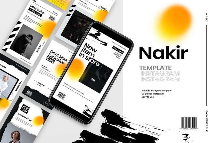 Nakir - Stories Instagram Template