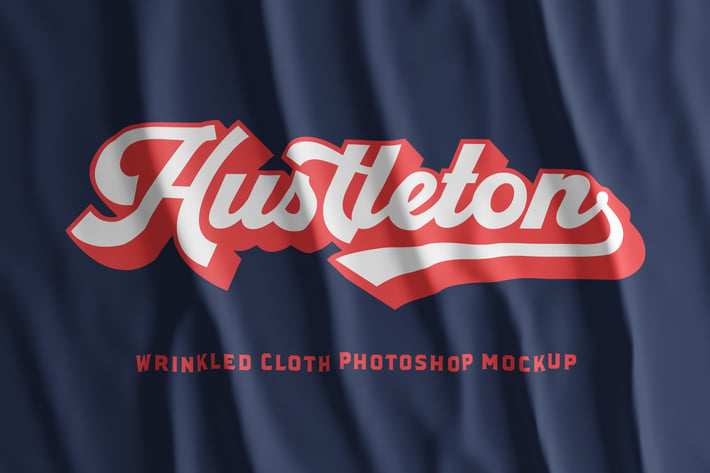 Wrinkled Cloth Mockup