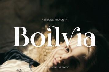 Boilvia Modern Serif Typeface