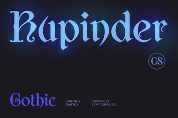 Rupinder – Gothic Uncial Font