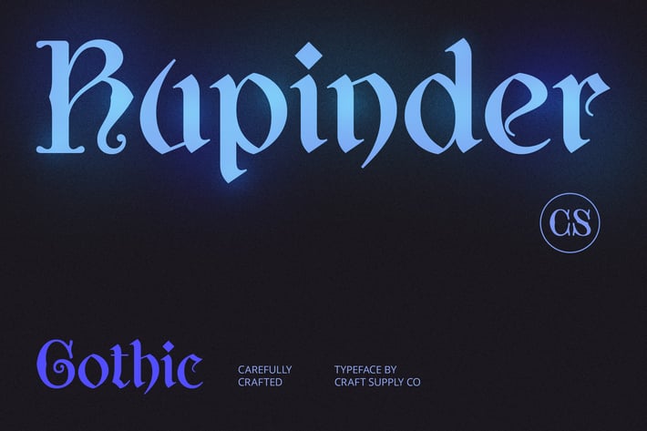 Rupinder – Gothic Uncial Font