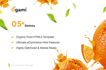 Ogami - Multipurpose Organic Store & Bakery HTML