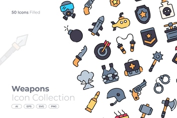Weapons Filled Icon