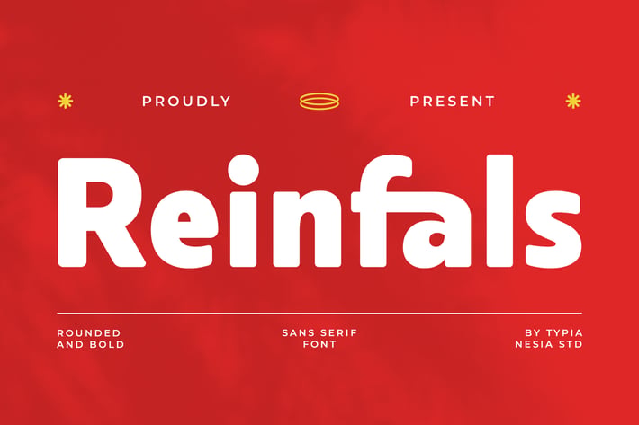 Reinfals - Rounded & Bold Sans Serif Display