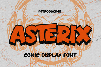 Asterix - Comic Display Font