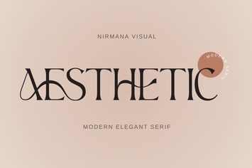 Aesthetic - Logo Font