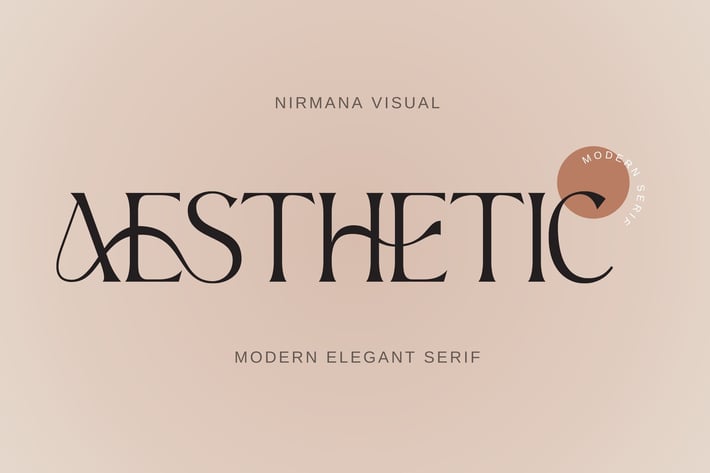 Aesthetic - Logo Font