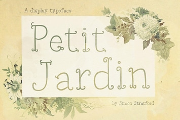 Petit Jardin font