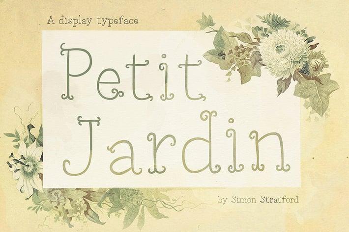 Petit Jardin font