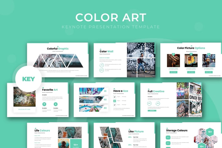 Color Art - Keynote Template