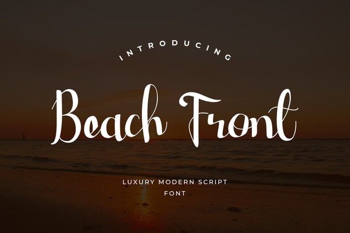 Beach Front Script Handwritten Font