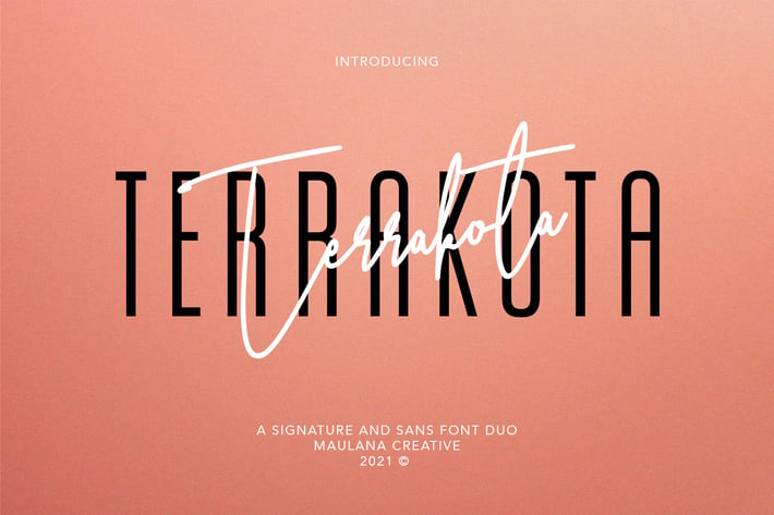 Terrakota Signature Sans Font Duo