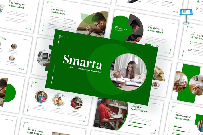 Smarta - Creative School Keynote Template