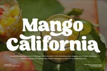 Mango California - Classic Vibes Logo Font