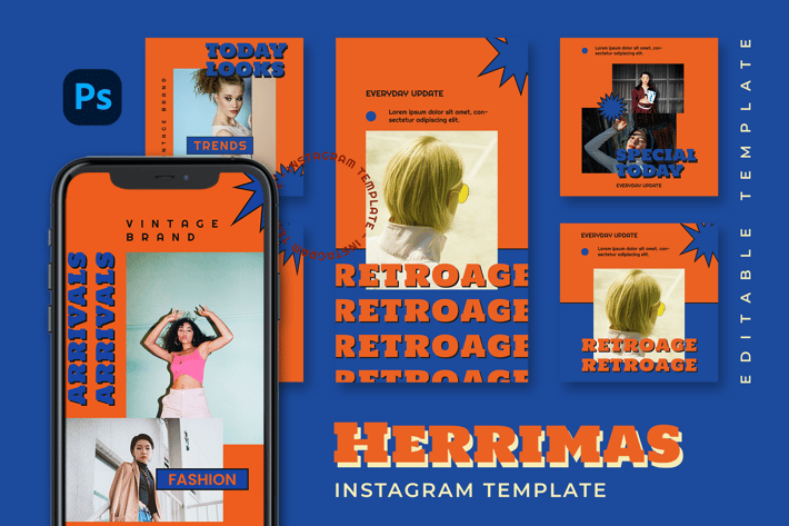 Herrimas - Retro Instagram Stories and Post
