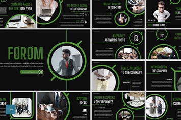 Forom - Creative Keynote Template