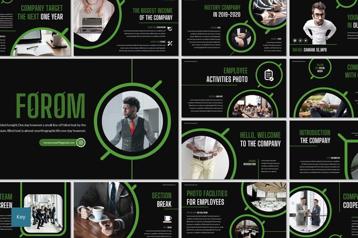 Forom - Creative Keynote Template