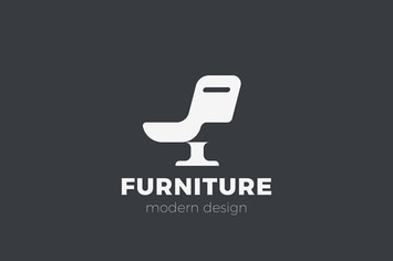 Logo Armchair Furniture Chair Negative space style