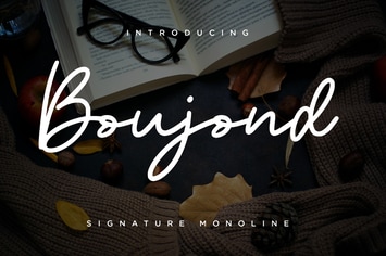 Boujond Signature Business Font