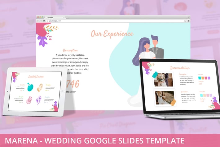 Marena - Wedding Google Slides Template