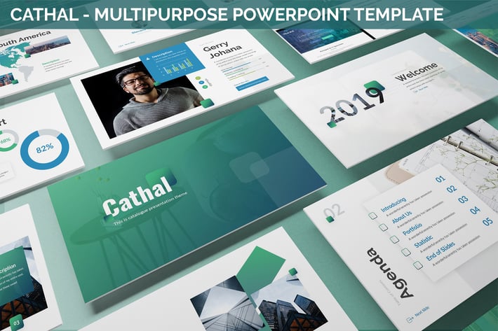 Cathal - Multipurpose Powerpoint Template