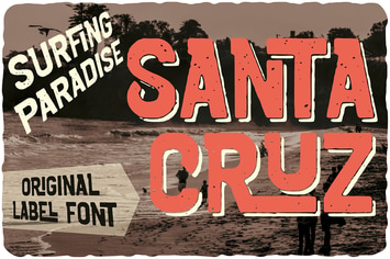 Santa Cruz Retro Label Font