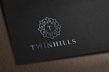 Metallic Badge Logo Mockup