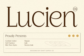  Lucien – Elegant Font