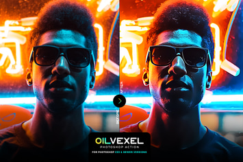 Oil Vexel Photoshop Action