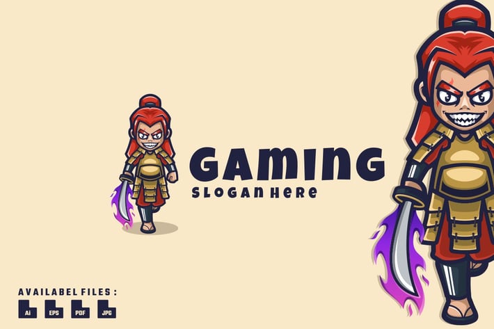 Samurai Logo Mascot