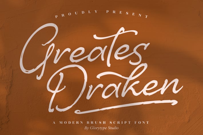 Greates Draken Brush Script Font