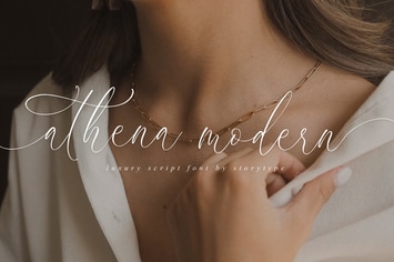 Athena Modern Luxury Script Font