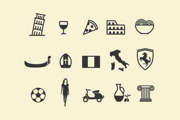 15 Italy Icons