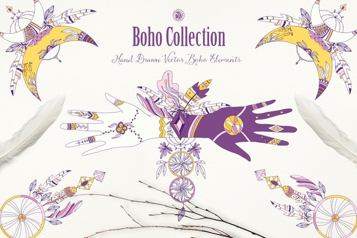 Purple Boho Collection