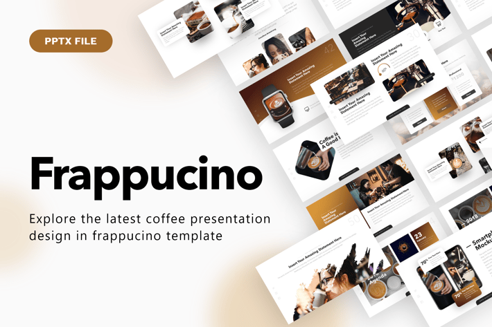 Frappucino Coffee Powerpoint Presentation Template
