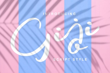 Giji | Modern Script Style Font