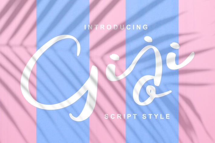 Giji | Modern Script Style Font