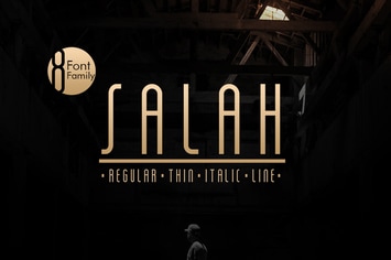Salah Sans Serif 8 Font Family