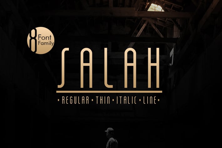 Salah Sans Serif 8 Font Family