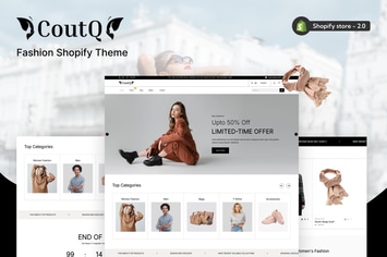 Coutq- Women Fashion Shopify theme 