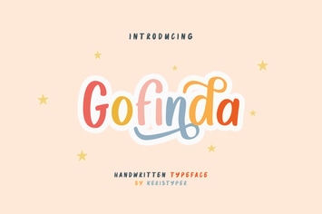 Gofinda Display Handwritten Font