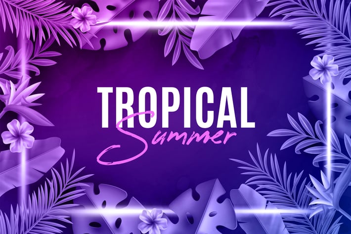 Tropical Neon Backgrounds