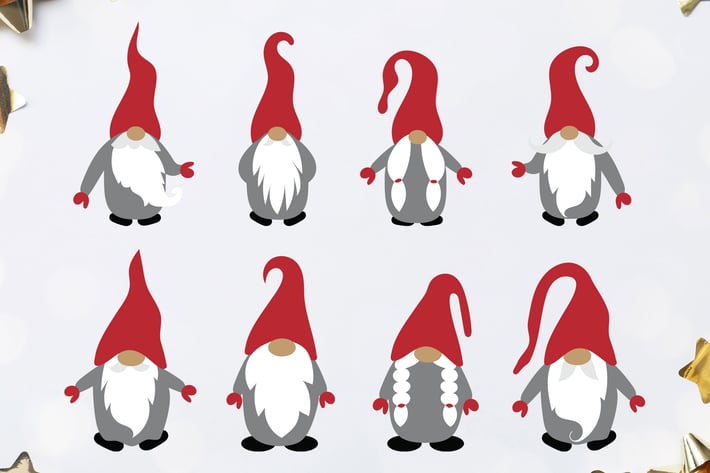 Gnome illustrations - vector pack
