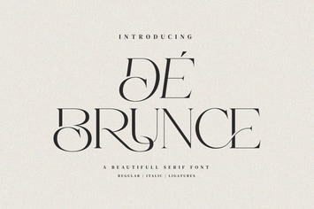 De Brunce - Beautifull Ligature Font